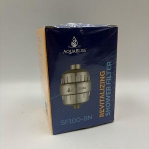AquaBliss SF100-BN Revitalizing Shower Filter Brushed Nickel Multi Stage Water